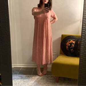 Vintage 90’s Sheer April Cornell Rayon Dress